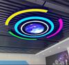 Lámparas en forma de arco e iluminación de pasillos - para sala de juegos recreativos, sala de billar, vestíbulo, recepción, sala de estar, centro comercial, supermercado, gimnasio