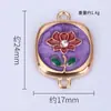 Pendente de Flor Retro Mais Vendido Através das Fronteiras Material para Acessórios DIY Liga de Metal Gotejada Pulseira Pingente de Colar Venda Direta da Fábrica