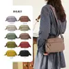 Estilo Coreano 2026 Nuevo Color Macarrón Casual Versátil Gran Capacidad Bolso de Hombro de Nylon para Mujer de Moda Bolso Cruzado Cuadrado Pequeño