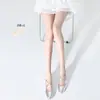 Meias Pretas para Mulheres na Primavera e Outono, Finas, Anti-Puxões, Virilha que Não Cai, Meia-Calça Sexy de Verão, Meias Pretas de Alta Transparência, Meias Longas