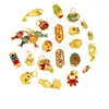 Colgante de Peces Dorados Koi de Buena Suerte en Oro de Arena Vietnamita de Larga Duración con Agujero para Accesorios DIY Cuerda para Pulseras