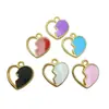 Colgante Corazón Hueco Joyería con Forma de Corazón Aleación Gota de Aceite Colgante Pequeño Llavero Aretes Accesorios para el Cabello Ropa Accesorios de Bricolaje