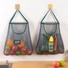 Bolsa de Rede para Armazenamento de Frutas e Verduras de Cozinha Bolsa de Rede Suspensa Bolsa de Rede para Armazenamento de Gengibre, Alho e Cebola Bolsa de Mão Multifuncional