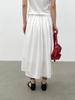 Love and Nancy Trece Líneas Minimalista Verano Estilo Coreano Algodón Peinado Plisada Versátil para el Trabajo Falda de Corte A Luz de Luna 22371