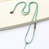Nova moda da primavera acessórios semiacabados Yu Pei Corda Trançada acessórios de ágata de cera de abelha pingente diy cordão atacado
