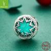 Invierno nuevo transfronterizo cuentas de plata de ley románticas nieve s925 cuentas sueltas pulsera de mujer personalizada accesorios DIY venta al por mayor