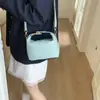 Bolso Vintage para Mujer, Diseño de Moda Estilo Hong Kong, Bolso de Noche Versátil de Color Sólido, Bolso Cruzado de Hombro Único con Forma de Lingote de Moda para Mujer