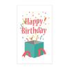 Paquete de 50 hojas de tarjetas de cumpleaños pequeñas y creativas, tarjetas de decoración para fiestas de cumpleaños y regalos.