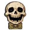 2026 Nueva Decoración Retro de Halloween Pequeñas Figuras de Madera Adornos Artesanía de Madera Creativa para el Hogar y el Escritorio