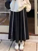 Saia de Renda com Arroz Pegajoso Feminina Outono Inverno 26 Nova Retrô Preguiçosa Cintura Alta Emagrecedora Linha A Comprimento Médio Versátil Bordada Meia Saia
