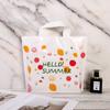 Bolsa de embalaje para puesto de ropa de fábrica, bolsa de plástico resistente de alta presión, bolsa portátil para guardar ropa interior, 50 unidades
