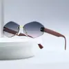 Novos Óculos de Sol Poligonais de Armação Pequena Transfronteiriços para Homens e Mulheres, Moda Europeia e Americana, Retrô, High-End, Óculos de Sol para Proteção Solar em Férias