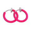 Moda transfronteriza pendientes de color europeo y americano sin pendientes pintura 13 mm pinza de resorte para oreja anillo de ombligo anillo de nariz anillo de labio