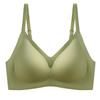 Sutiã de Alça Fina Sem Costura, Peça Única Push-Up, Fino, Respirável, Sem Fio, Costas Bonitas, Sutiã com Colchetes