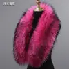 Otoño e Invierno Imitación Cuello de Piel de Zorro Mapache Cuello Falso Bufanda Sombrero Tira Verde Fruta Cuello Chal Cálido