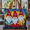 2026 Nova Bolsa Tote Acolchoada de Moda com Estampa Digital Transfronteiriça para o Dia a Dia Casual de Algodão