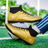 Explosões de Comércio Exterior Chuteiras de Futebol Cano Alto Ronaldo Assassino Tênis de Competição Profissional Treinamento de Estudantes Unhas Quebradas Chuteiras de Futebol Infantil
