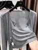 Cardigã protetor solar de modal para mulheres, bolero fino de botões, xale pequeno para o verão, para ser usado com um vestido regata