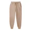 Nuevos Pantalones Largos Casuales Cálidos Versátiles para Hombre y Mujer, Pantalones Deportivos de Forro Polar Color Sólido, Tallas Grandes para Correr y Fitness