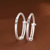 Ciervo Dorado Rey Plata Pura 999 Mate Redondo Sólido Paz y Alegría Pulsera de Empujar y Tirar para Niños Bebé Hecha a Mano Nuevo Regalo
