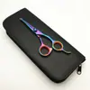 Tesouras Coloridas para Animais de Estimação, Tesouras de Segurança com Ponta Arredondada, Tesouras Retas de Vários Tamanhos, Tesouras Curvas, Conjunto de Ferramentas para Corte de Pelo de Cachorro e Cabeleireiro