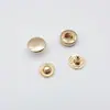 655 # Metal 10mm Botón de Presión Redondo Liso Hebilla Oculta Latón Accesorio para Ropa Juego de Cuatro Piezas