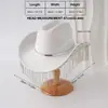 Chapéu de Cowboy Ocidental Popular Europeu e Americano com Franjas Finas Chapéu Pequeno Casual Elegante Chapéu de Festa de Festival Chapéu de Jazz