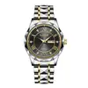 Reloj de cuarzo LIGE/Lige nuevo para hombre, de negocios, multifuncional, luminoso, impermeable, doble calendario, reloj elegante, todo negro