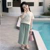 Conjunto de Calça Pantalona de Manga Curta para Menina 2026 Novo Estilo de Verão Roupas Versáteis de Verão para Crianças Estilo Coreano para Meninas Conjunto de Duas Peças Tendência