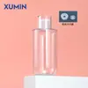 Xumin Cosméticos Botella Tapa Mancha 200ml Botella Transparente Tónico Botella Opaca PET Botella Desmaquillante Botella de Champú