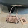 2026 Nuevo Bolso de Hombro Estilo Relajado Maillard, Bolso de Axila Chic Retro Simple para el Trabajo, Bolso Boston Único