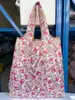 Bolsa de compras casual de moda para niñas transfronteriza, bolso de mano de nailon, bolsa de almacenamiento para mercado de alimentos de supermercado, puede ser al por mayor