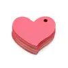 Etiquetas para Fiesta de San Valentín, Tarjetas Rojas con Forma de Corazón Hueco, Tarjetas de Deseos con Decoración de Corazón Rosa, Venta al por Mayor de Fábrica