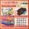 Imanes de Refrigerador Culturales y Creativos de Goma Suave de PVC Personalizados para Atracciones Arquitectónicas y Souvenirs Turísticos de Chengdu y Xi'An