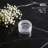 Caja de plástico transparente multi-compartimentos para arte de uñas, almacenamiento de joyería y empaque sellado de cápsulas de medicina