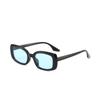 Gafas de sol para mujer de 10 años, montura pequeña cuadrada larga, patillas finas, nuevas 2024, gafas de sol transfronterizas europeas y americanas para hombre