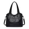 Estilo japonês e coreano, minimalista e moderno, casual, alta qualidade, versátil, bolsa de ombro de grande capacidade, bolsa de axila e bolsa tote transversal