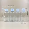 Garrafa plástica transparente com tampa flip 30/50/100ml frasco de loção 300 ml frasco de gel frasco de loção frasco squeeze