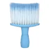 Salão de Beleza Pincel de Maquiagem Colorido Escova de Cabelo Barbearia Escova de Corte de Cabelo Cabo-Estilo Escova de Cabelo com Cerdas Macias