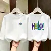 Ropa para niños, camiseta de manga larga para niños, algodón puro, ropa de otoño para niños, camiseta básica para niños talla mediana y grande, nuevo modelo 2026, top casual para niños