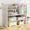 Estante de Almacenamiento de Escritorio Pequeño Simple Estante de Almacenamiento para Escritorio Pequeño Estantería Pequeña para Escritorio Estantería para Libros para el Hogar Nuevo Estilo Popular 2025