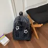 Nueva mochila escolar simple de estilo japonés transfronteriza, fresca y linda con lunares, mochila de alto valor estético para estudiantes de primaria, secundaria y preparatoria