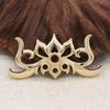Nova joia diy cobre puro material hairpin antigo Acessórios de cabelo Lotus 56 * 27mm saída de fábrica