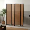 Pared divisoria de pantalla de bambú estilo chino para sala de estar, divisor móvil plegable para dormitorio, oficina minimalista moderna y uso doméstico