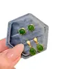 Plata de ley S925, jade natural Hetian, aretes cuadrados, diseño único, nuevo estilo chino, aretes de jade ovalados, joyería de alta gama