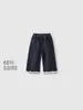 Calça Jeans Jerry para Bebês Meninas 2026 Outono Novo Estilo Calça Reta Infantil Forrada com Lã Calça Grossa de Inverno para Bebês