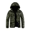 Chaqueta Ligera de Algodón con Capucha Estilo 2026 para Hombre, Abrigo Cálido de Invierno, Corte Ajustado, Artículo Popular de Comercio Exterior Transfronterizo