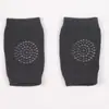 Rodilleras de verano para bebé, punto de pegamento liso, antideslizantes, rodilleras para niños, transpirables, protección para codos de bebé para gatear, venta al por mayor