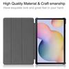 Para Samsung TAB S7 2020 T870/T875 funda plana de cuero anti-caída resistente al desgaste funda protectora plegable pintada