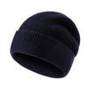Gorro de Lana Pura Otoño e Invierno Gorro de Punto de Doble Capa para Hombres y Mujeres Sombrero de Lana para Personas de Mediana Edad y Mayores Cálido Baotou Gorro para el Frío Venta al por Mayor